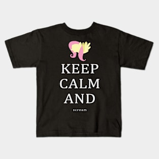 My Little Pony - Keep Calm and - Fluttershy Kids T-Shirt